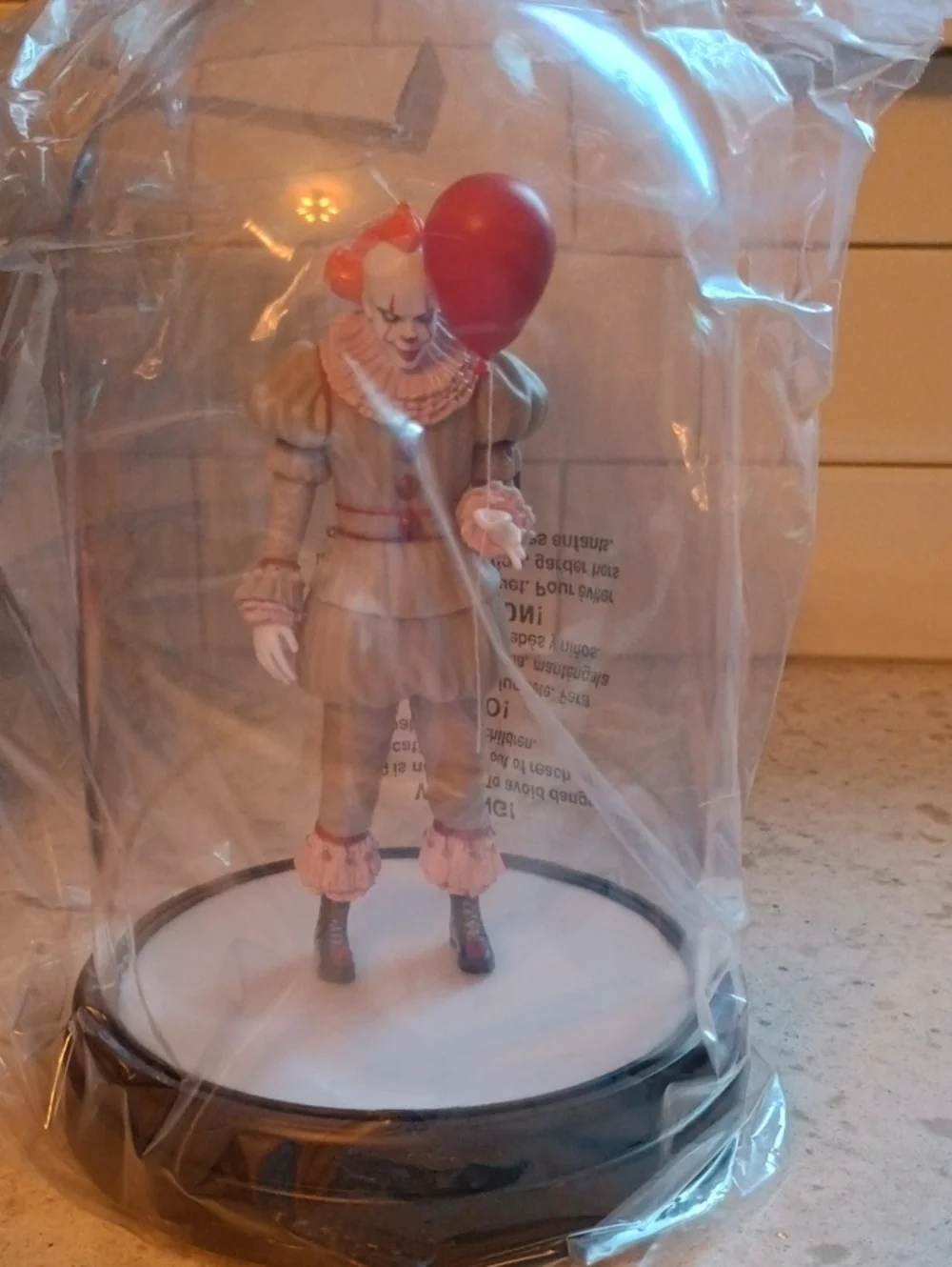 NIB Pennywise Bell Jar Light - Red Balloon Accent